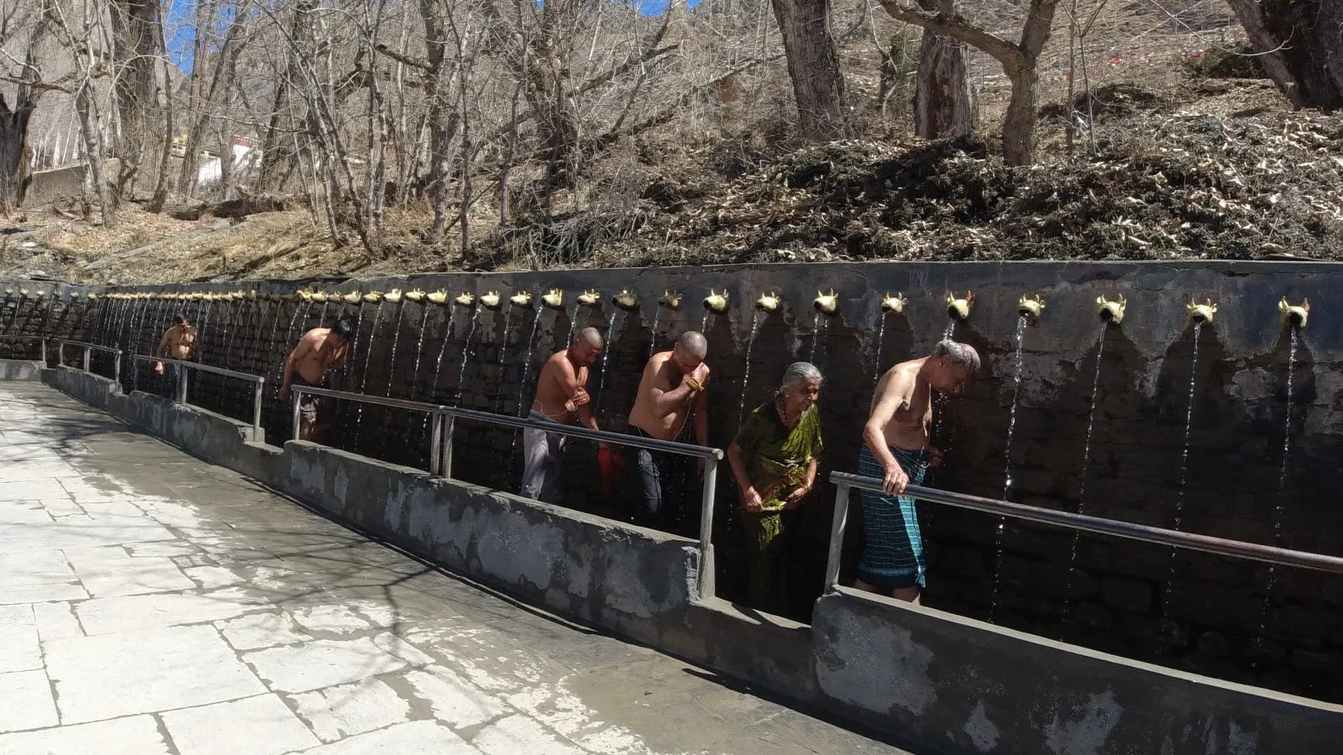 108 sacred taps at Muktinath Temple