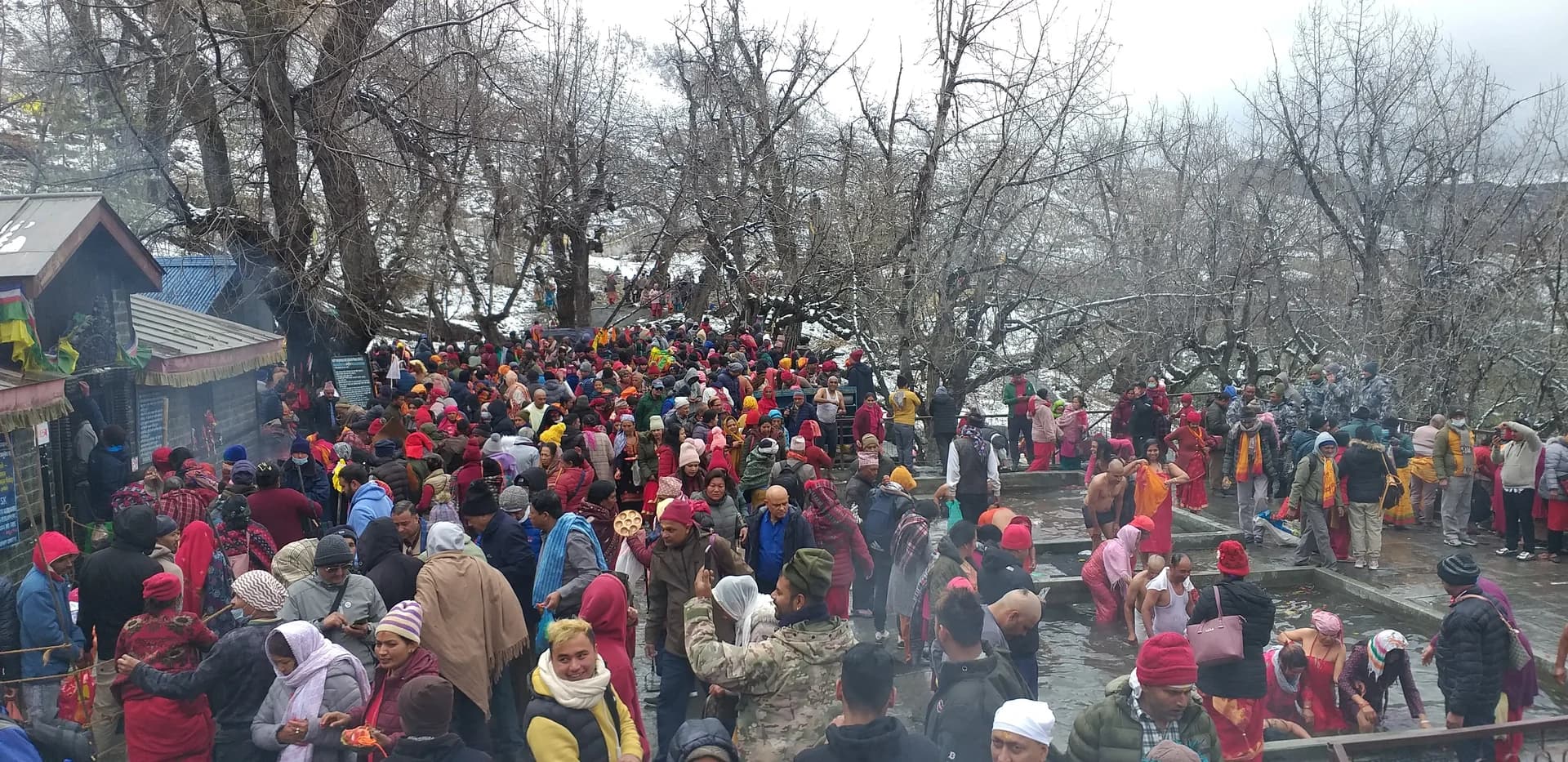 Pilgrims at Muktinath Temple
